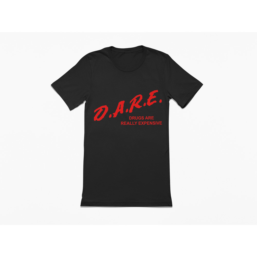 Unisex Black,  Say No To Drugs Streetwear T-Shirt